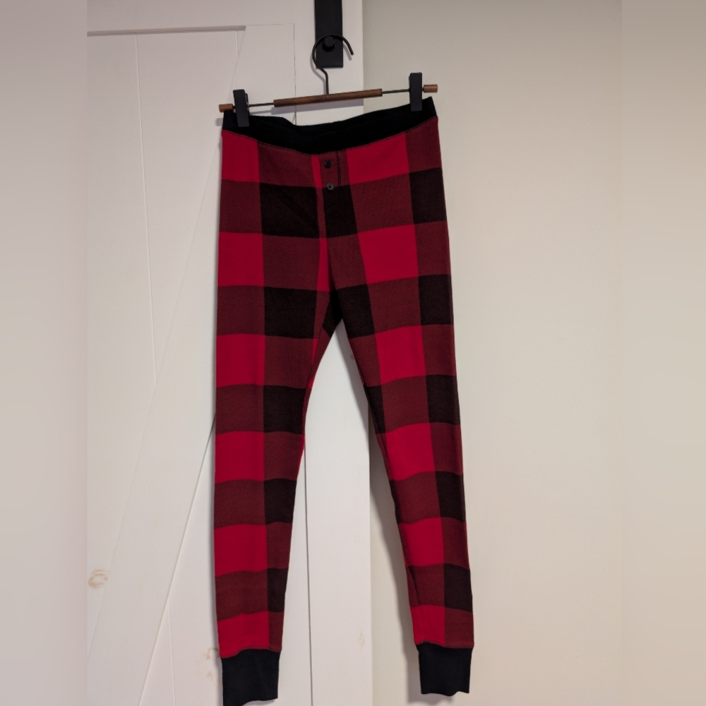 Women's XS Old Navy Red and Black Plaid Lounge Pants